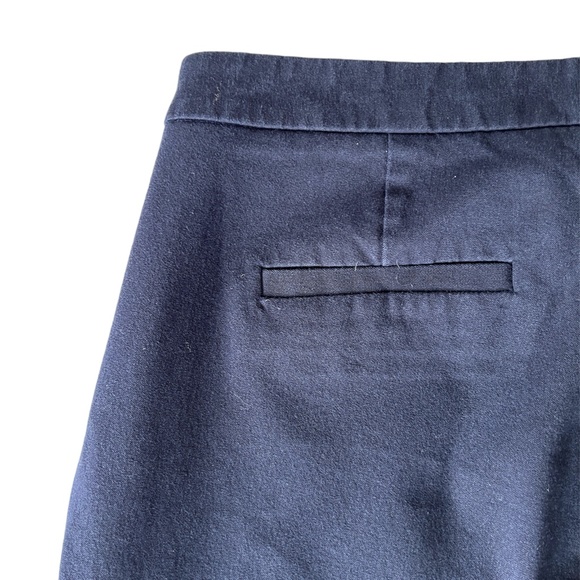 J Crew Martie Blue Stretch Cropped Pants Size 2 - Picture 9 of 14